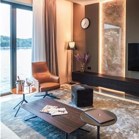 5-Bedroom Beachfront Villa with Heated Infinity Pool and Elevator near Dubrovnik – Sleeps 10